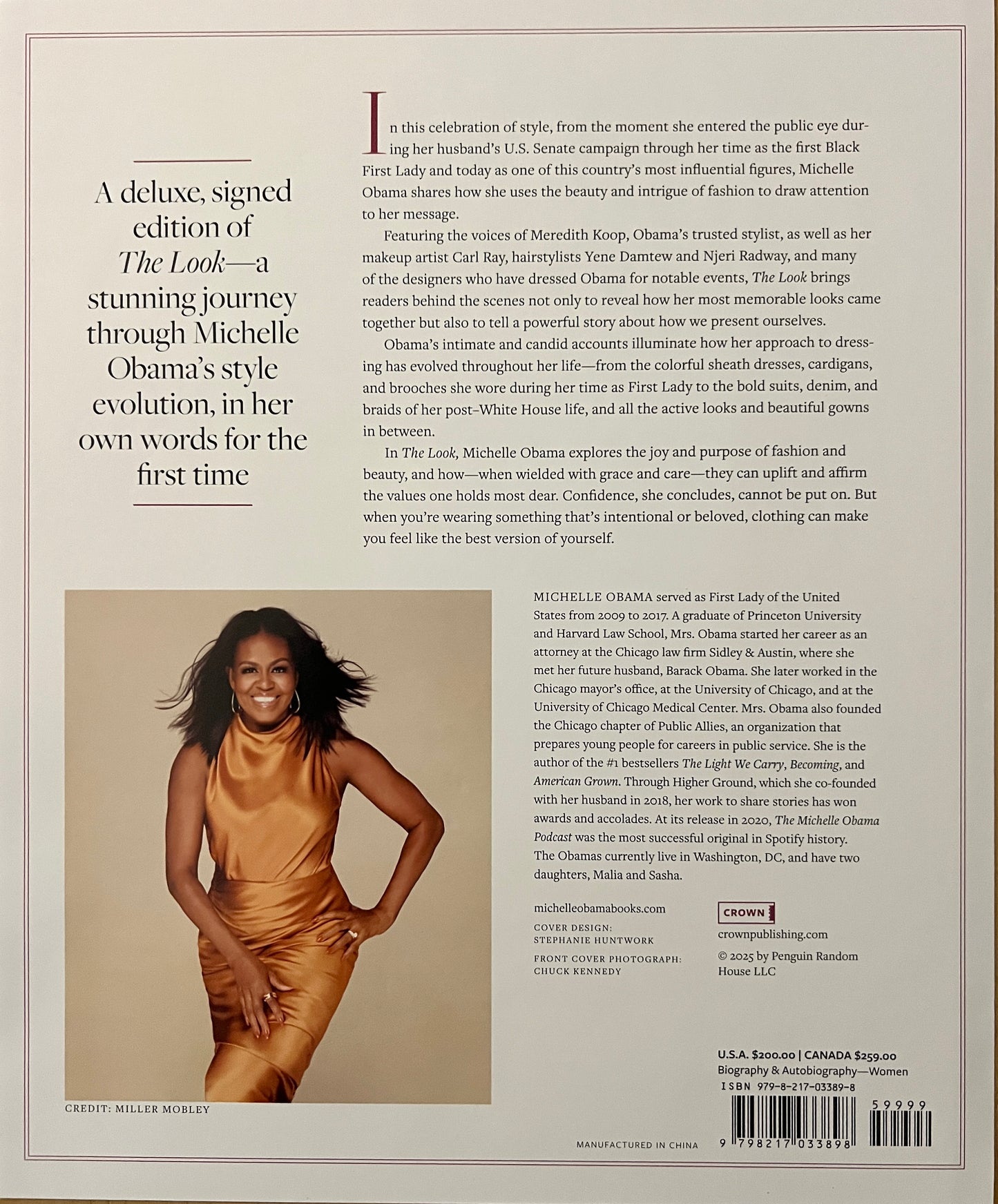 The Look Deluxe Edition [SIGNED] | Michelle Obama, Meredith Koop, Farah Jasmine Griffin