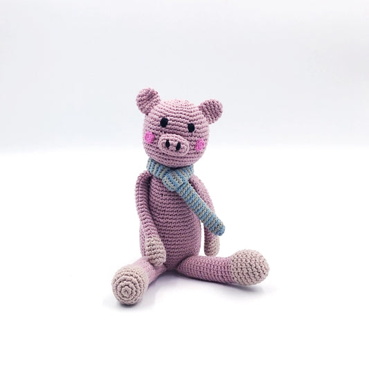 Plush Pig Kids Toy Rattle
