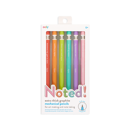 Noted! Extra Thick Graphite Pencils - set of 6 | OOLY