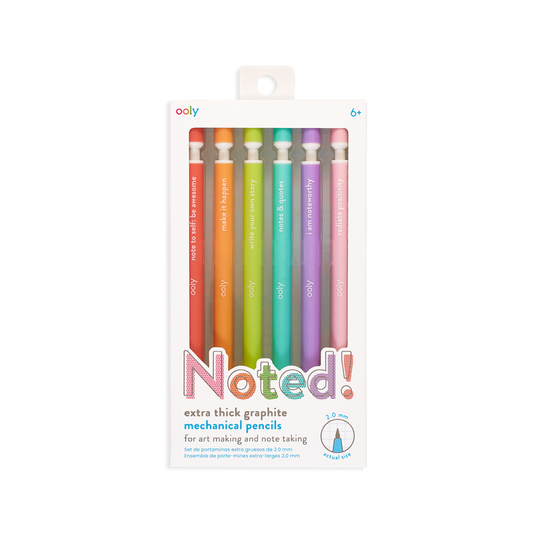 Noted! Extra Thick Graphite Pencils - set of 6 | OOLY