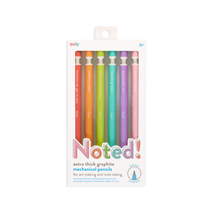 Noted! Extra Thick Graphite Pencils - set of 6 | OOLY
