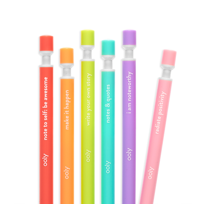 Noted! Extra Thick Graphite Pencils - set of 6 | OOLY