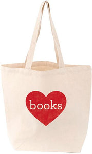 Heart Books Tote | Gibbs-Smith