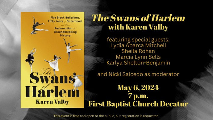 AUTHOR EVENT | The Swans of Harlem by Karen Valby | May 6th at First Baptist Church