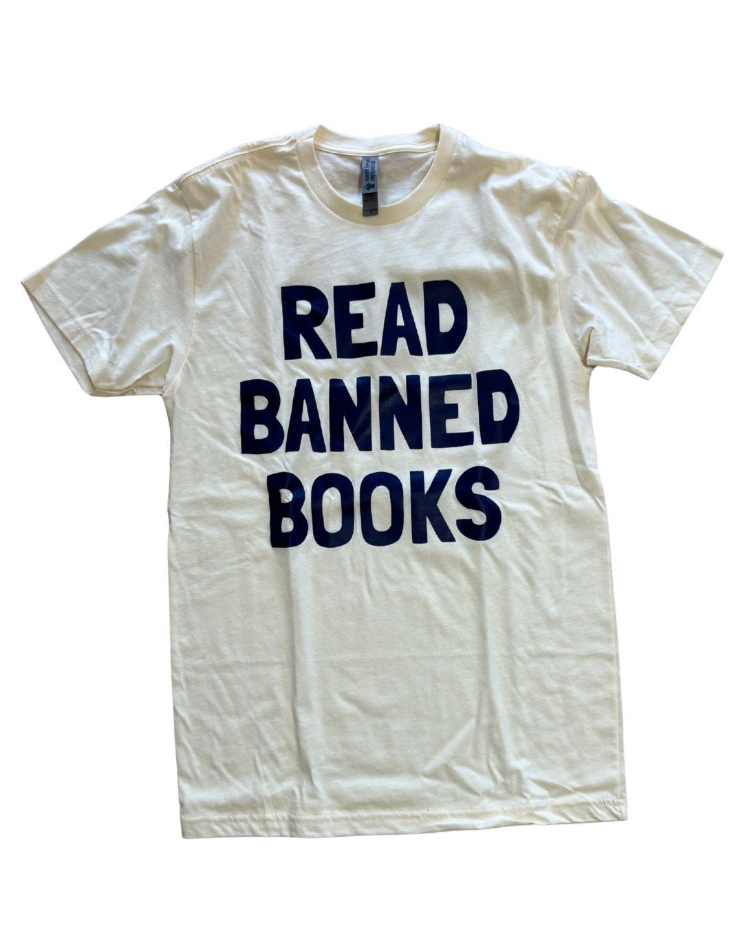 READ BANNED BOOKS TEE (Cream) | ADULT