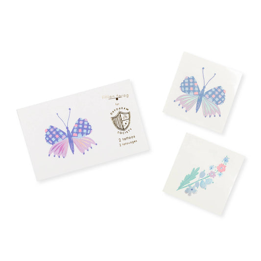 Flutter Temporary Tattoos - 2 Pk.