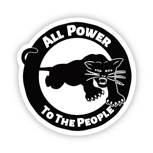 All Power Black Panther Stickers | Black Culture Activism