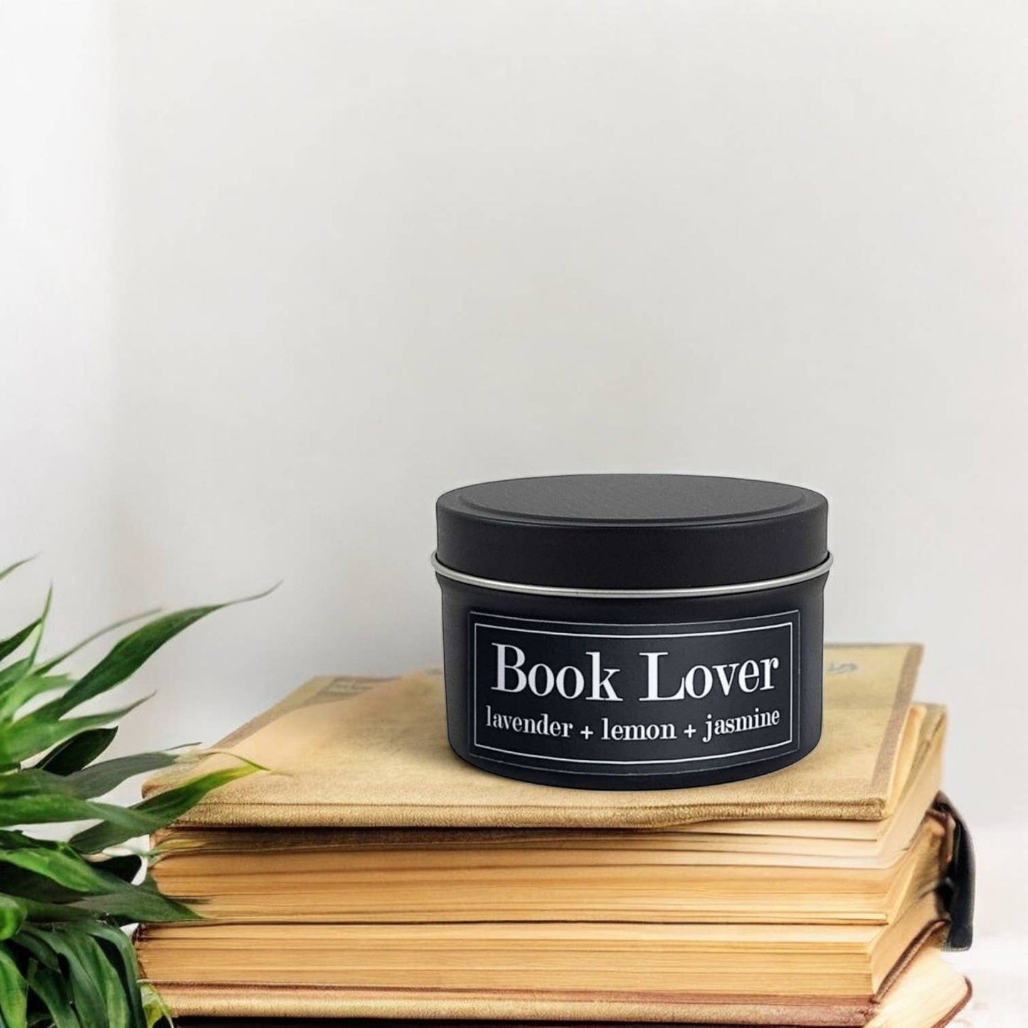 Book Lover 4oz Candle Lavender + Lemon + Jasmine