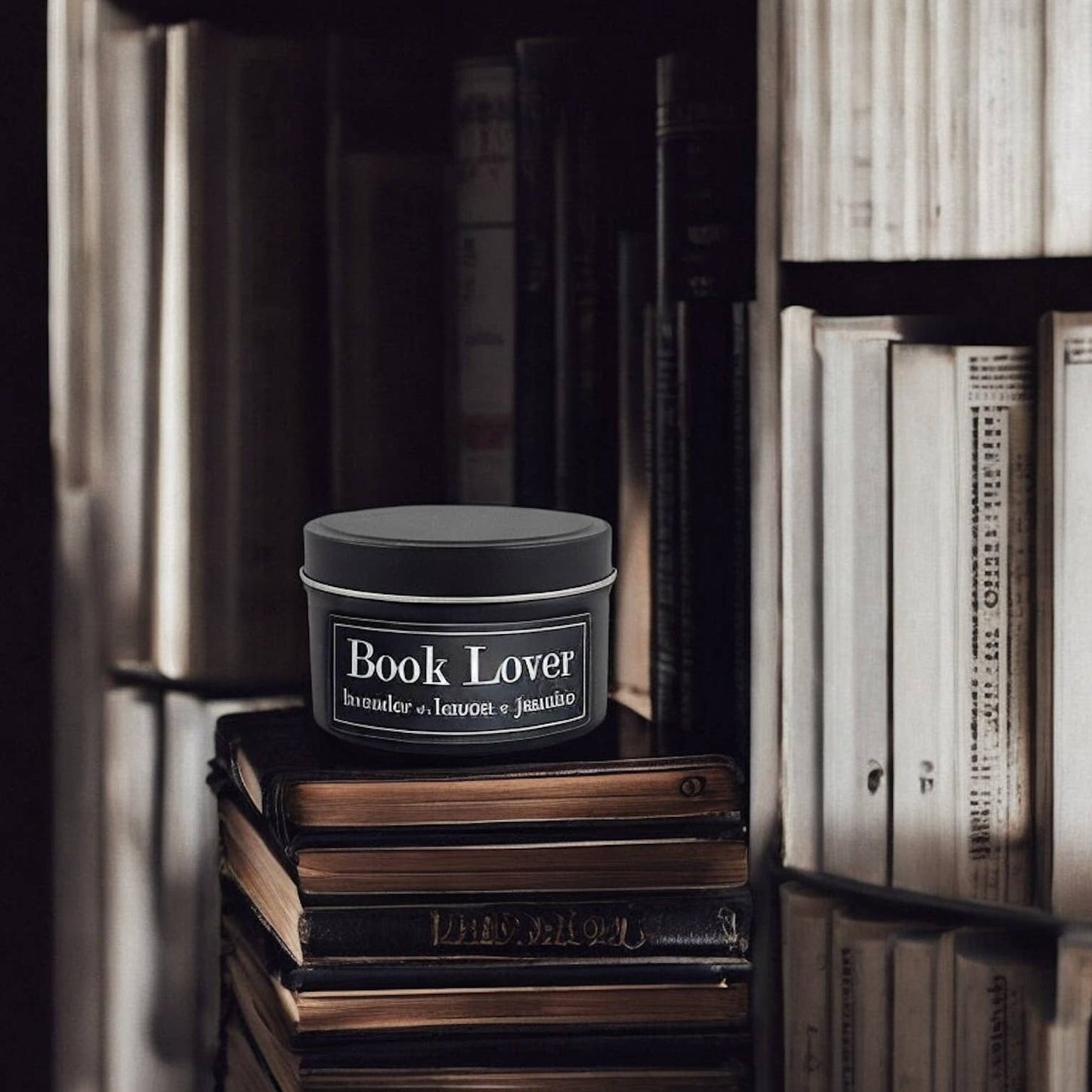 Book Lover 4oz Candle Lavender + Lemon + Jasmine