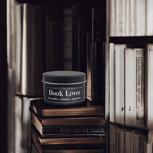 Book Lover 4oz Candle Lavender + Lemon + Jasmine