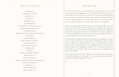Ultimate Golf Journal