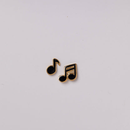 Musical Notes Earrings - Gold Jewelry Musician Gift