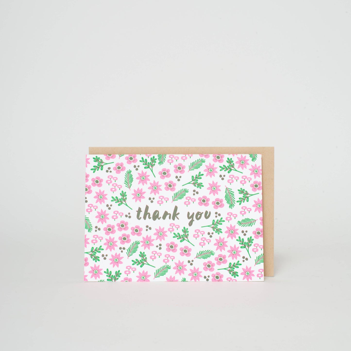 Boxed Set Thank You Floral Letterpress Greeting Cards by Hello!Lucky