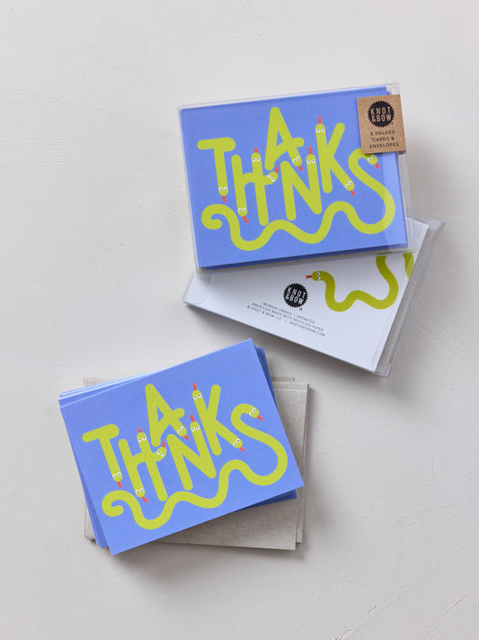 Boxed Set of 8 Cards | Thanksss Greeting Cards