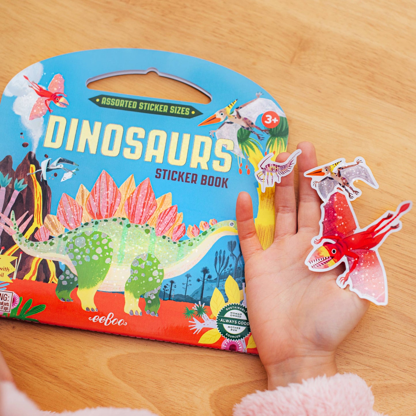 Dinosaurs Shiny Stickers