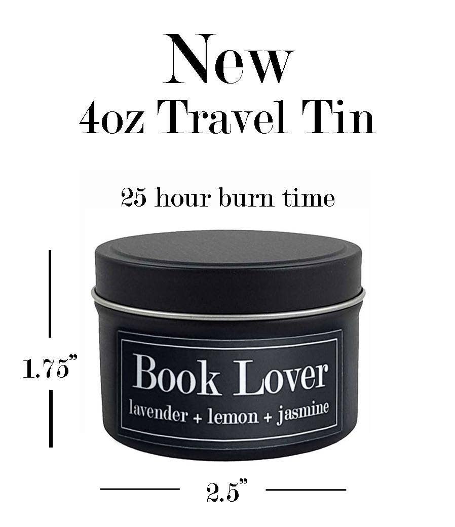 Book Lover 4oz Candle Lavender + Lemon + Jasmine