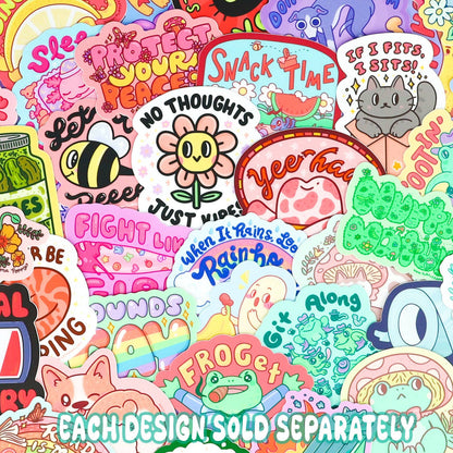 Bookworm Tow Truck Cute Book Art Vinyl Sticker