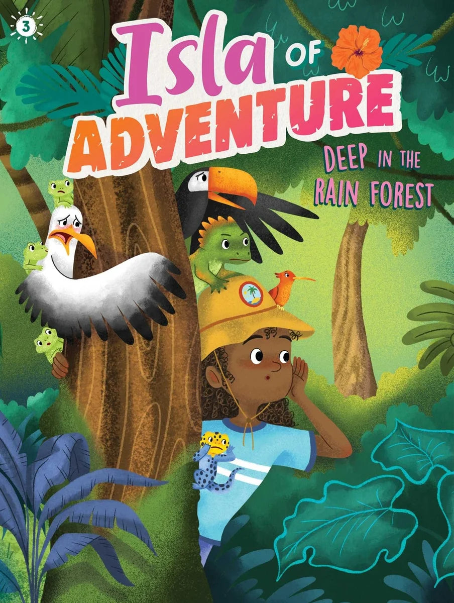 Deep in the Rain Forest (Isla of Adventure #3) [paperback] | Dela Costa  (Author) + Ana Sebastián (Illustrated by)