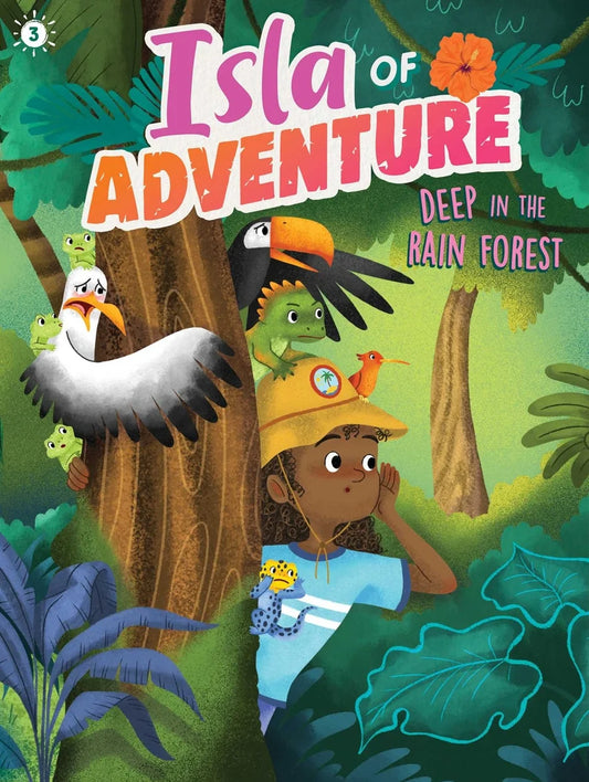 Deep in the Rain Forest (Isla of Adventure #3) [paperback] | Dela Costa  (Author) + Ana Sebastián (Illustrated by)