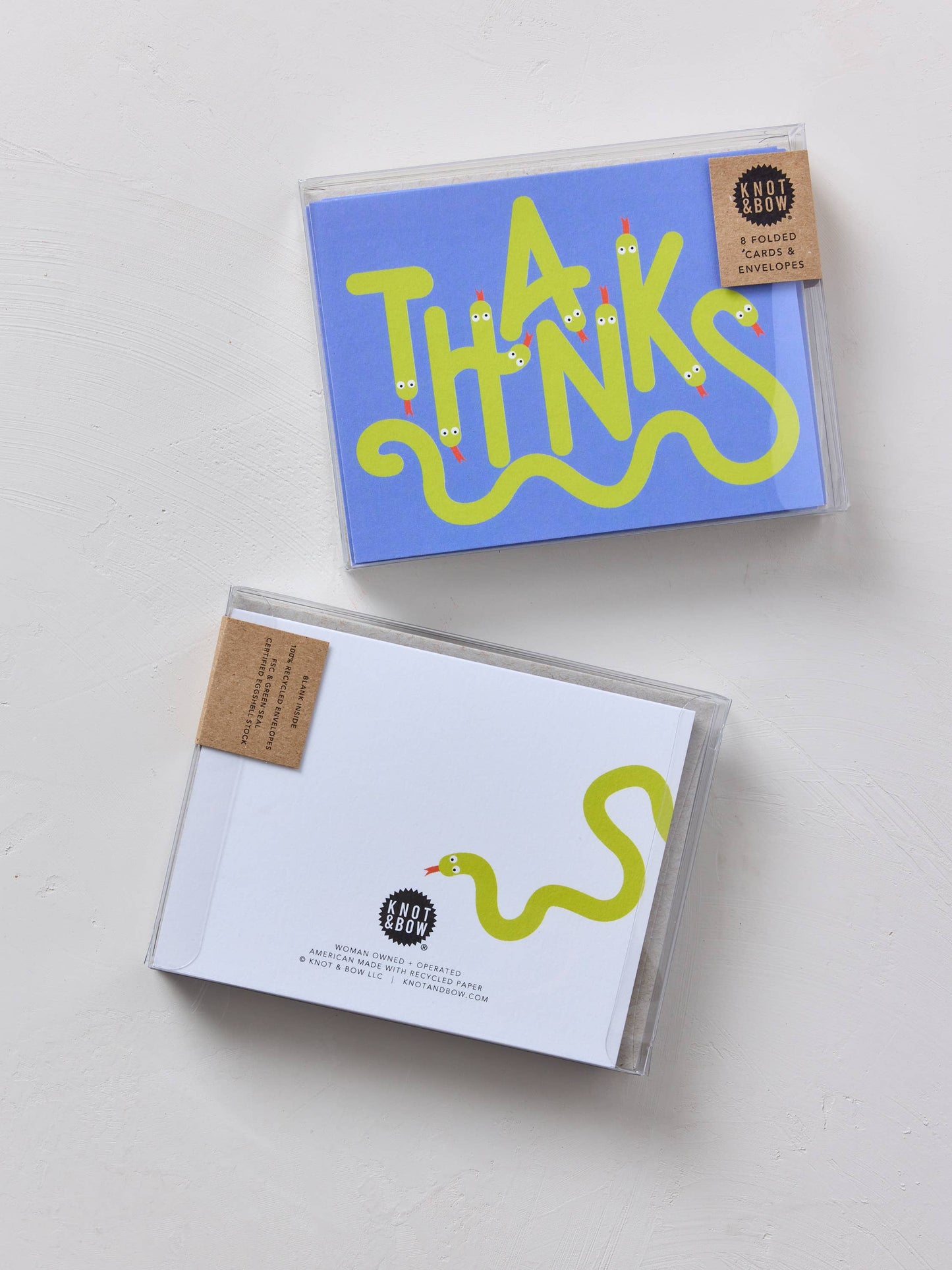 Boxed Set of 8 Cards | Thanksss Greeting Cards