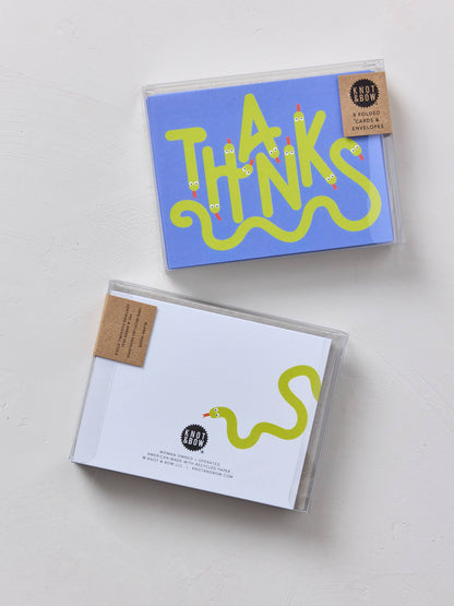Boxed Set of 8 Cards | Thanksss Greeting Cards