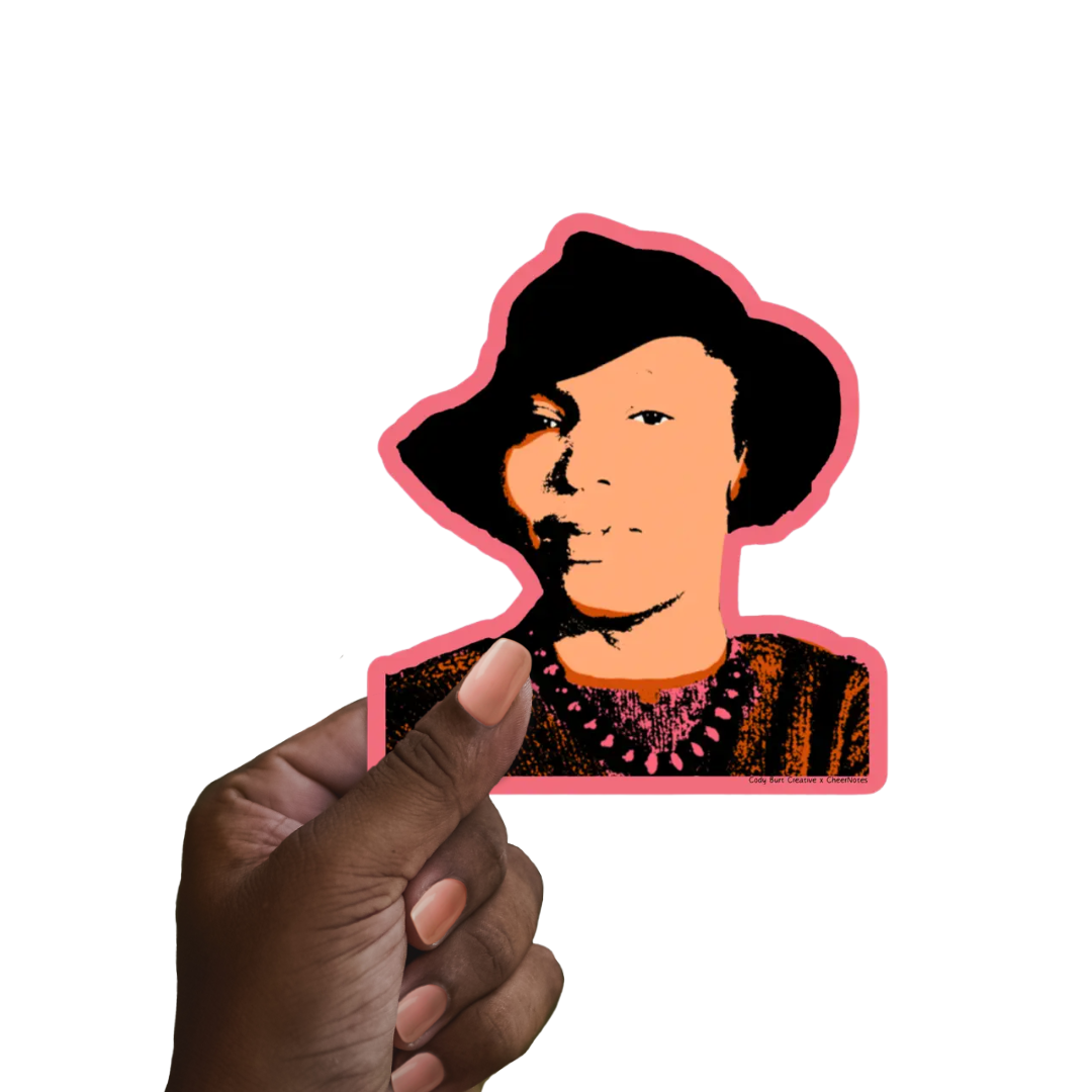 Zora Neale Hurston Sticker | Black Literary Icon | Bookish