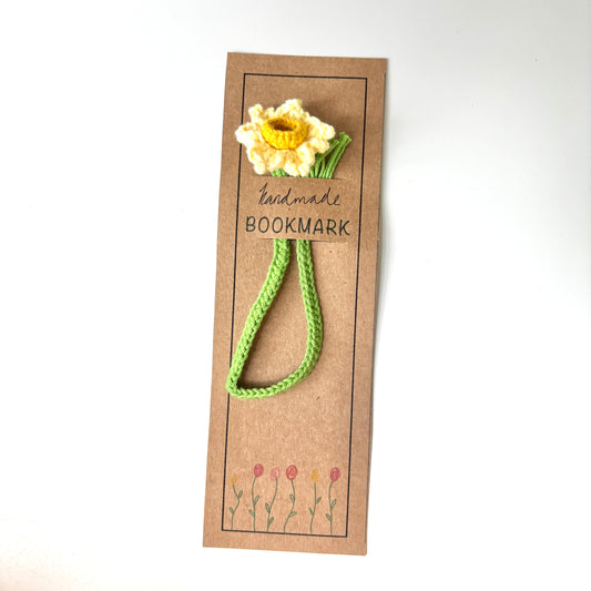 Crocheted Daffodil Bookmark