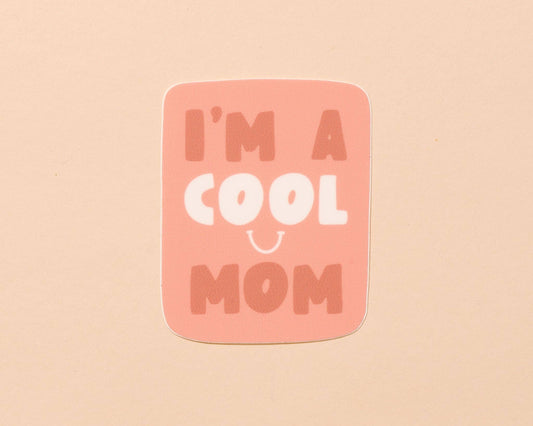 Cool Mom Vinyl Sticker