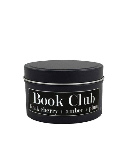 *New Scent* Book Club 4oz Candle Black Cherry + Amber + Plum