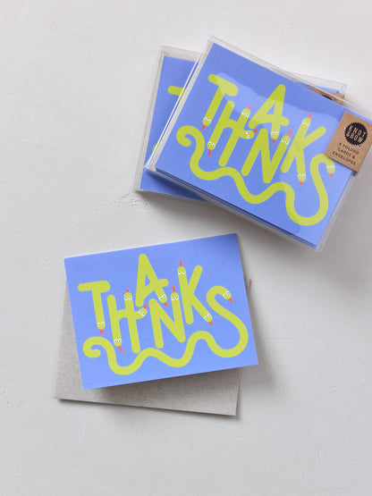 Boxed Set of 8 Cards | Thanksss Greeting Cards