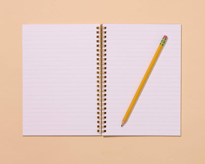 Hot Dogs Letterpress Spiral Notebook