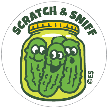 Dill Pickles Scratch & Sniff Stickers |  EverythingSmells