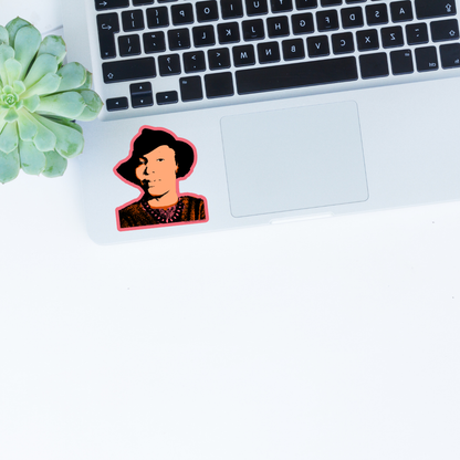Zora Neale Hurston Sticker | Black Literary Icon | Bookish