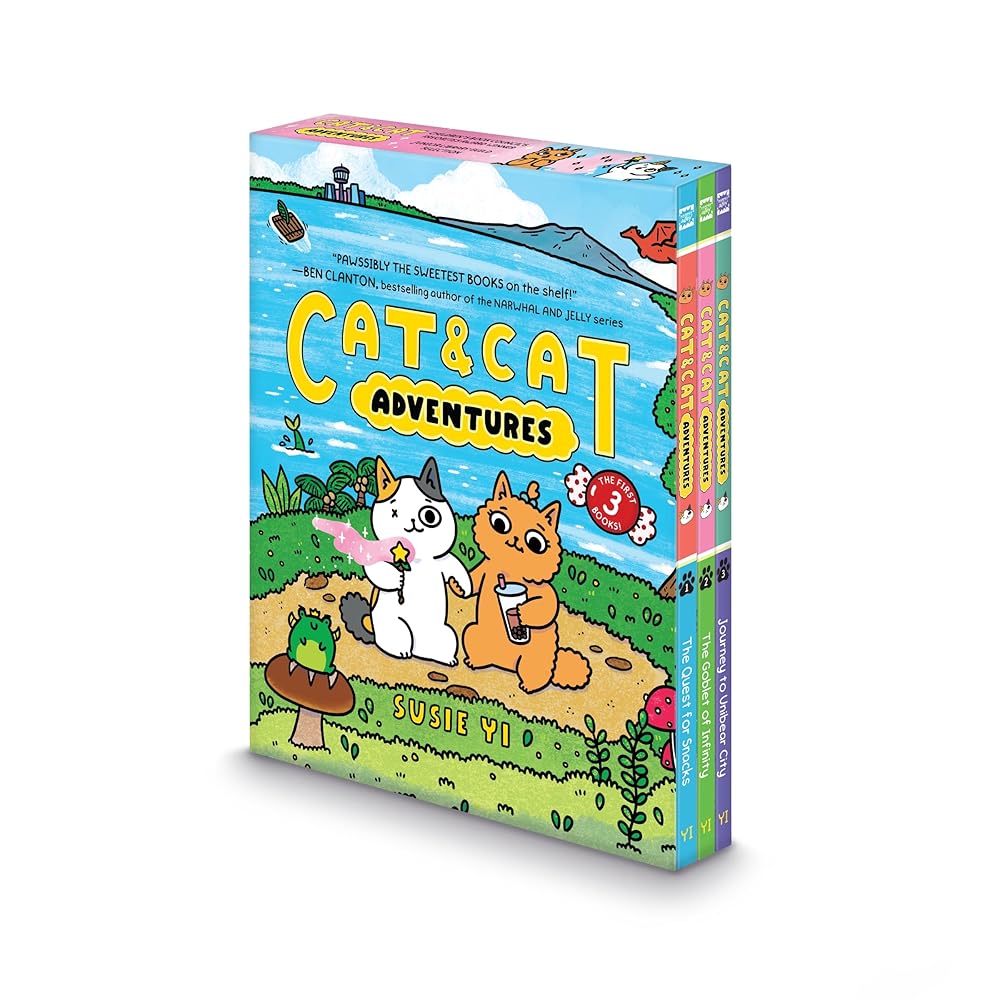 Cat & Cat Adventures 3-Book Box Set: A Graphic Novel cover image