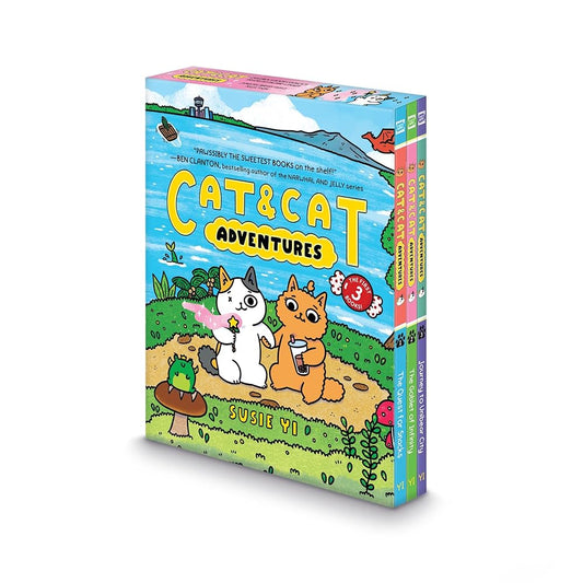 Cat & Cat Adventures 3-Book Box Set: A Graphic Novel cover image