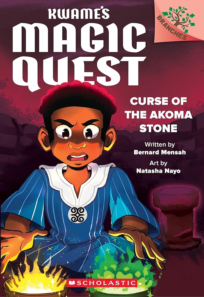 Curse of the Akoma Stone: A Branches Book (Kwame's Magic Quest #4) cover image