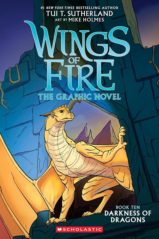 Darkness of Dragons: A Graphic Novel (Wings of Fire Graphic Novel #10) (10) cover image