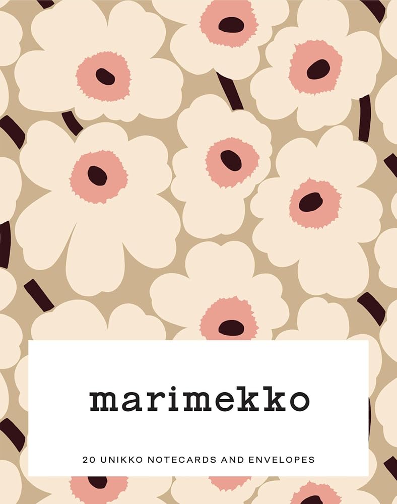 Marimekko Notes (Pastels): 20 Unikko Notecards & Envelopes cover image
