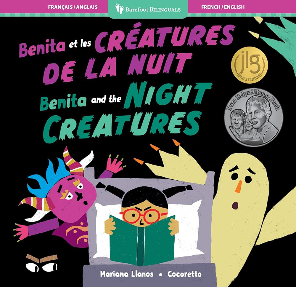 Benita and the Night Creatures (Bilingual French & English) (Barefoot Bilinguals) (French and English Edition) cover image