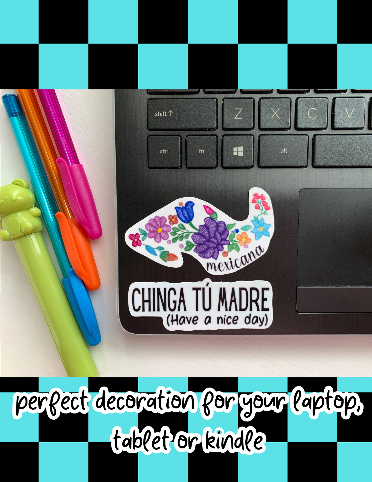 Even Baddies get Saddies Racoon vinyl sticker