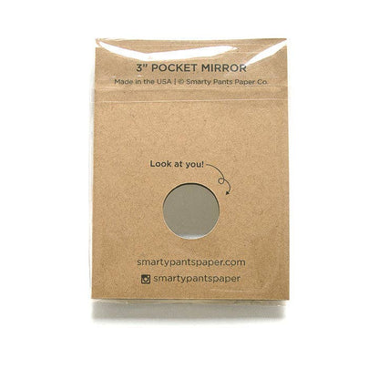 Pretty Risograph Pocket Mirror: Pink
