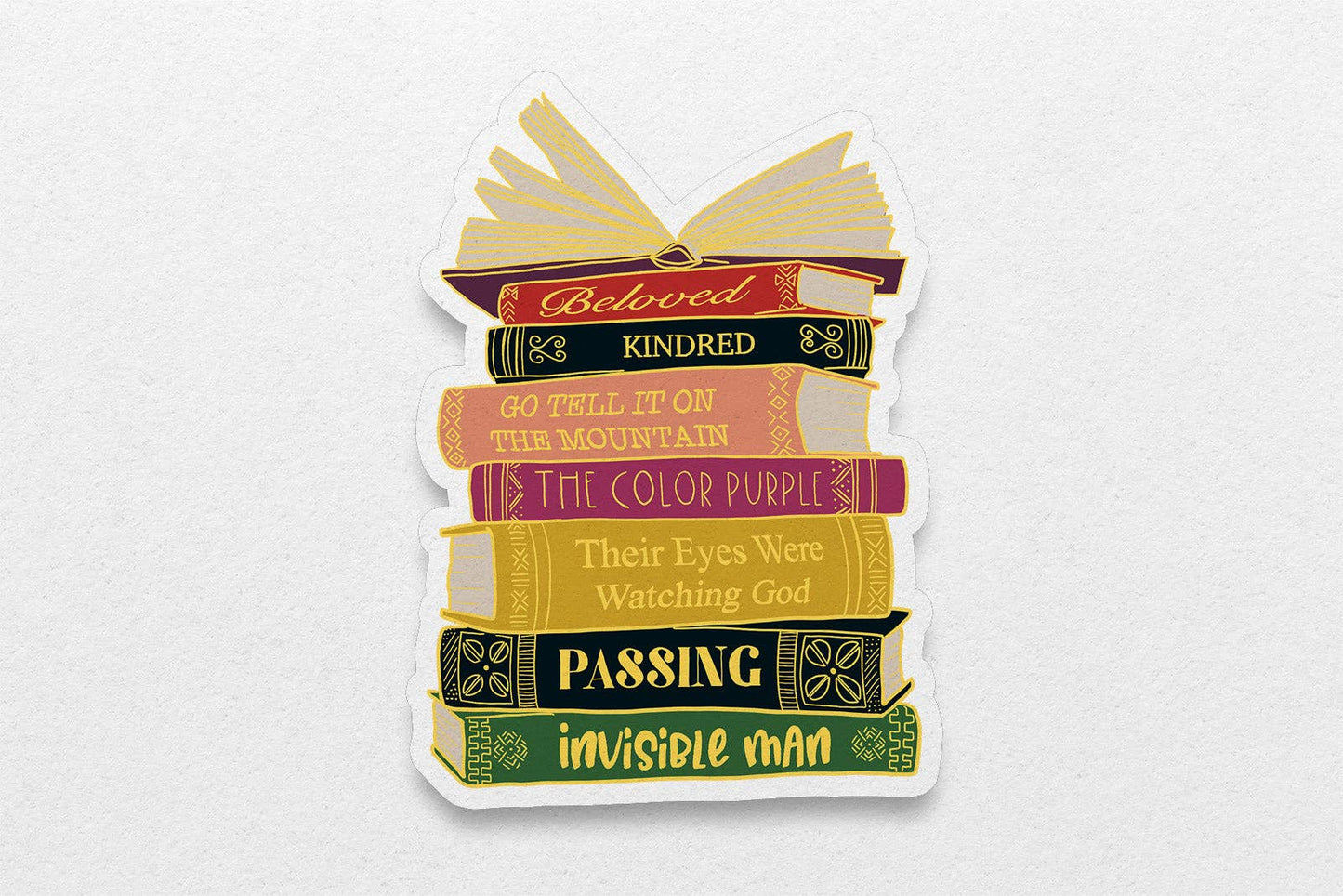 Black Literary Classics Sticker