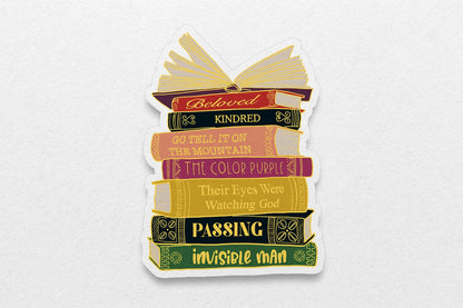 Black Literary Classics Sticker