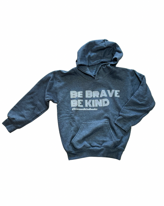 Be Brave + Be Kind Youth Sweatshirt - Dark Gray
