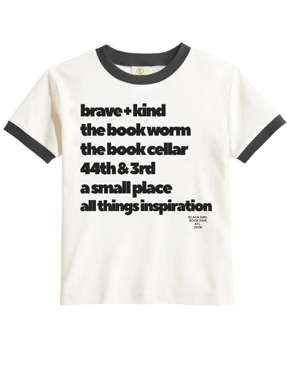 PREORDER: Black Girl Book Fair ATL 2026 Tee | Black Owned Bookshops | OUT July 11, 2026