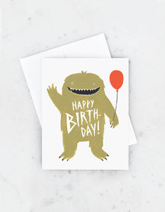 Happy Birthday Monster card | idlewild co.