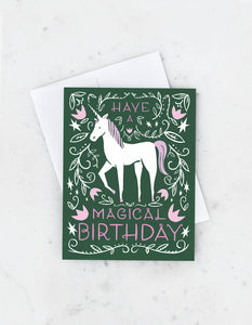 Magical Unicorn Birthday card | idlewild co.