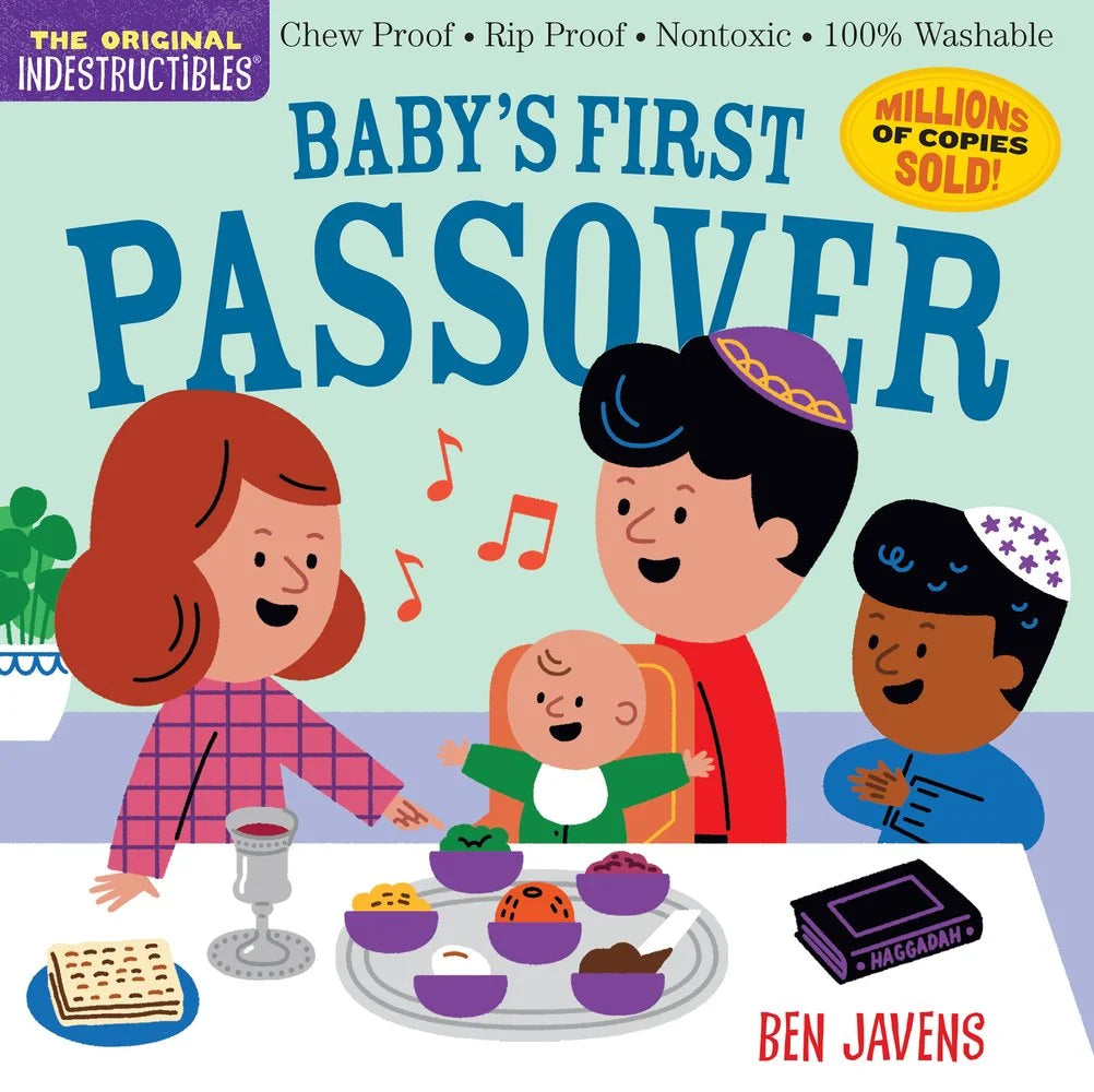 Indestructibles: Baby's First Passover: Chew Proof - Rip Proof - Nontoxic - 100% Washable (Book for Babies, Newborn Books, Safe to Chew) | Amy Pixton