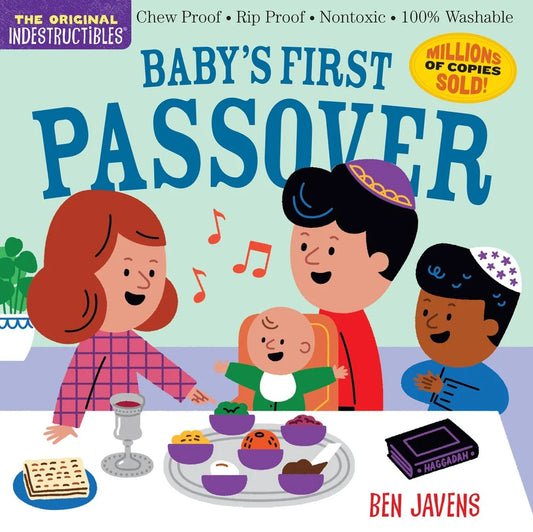 Indestructibles: Baby's First Passover: Chew Proof - Rip Proof - Nontoxic - 100% Washable (Book for Babies, Newborn Books, Safe to Chew) | Amy Pixton