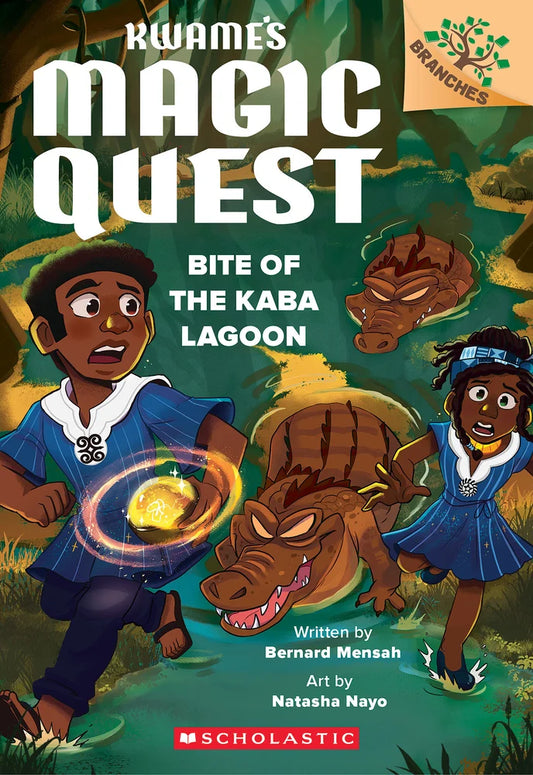 Bite of the Kaba Lagoon: A Branches Book (Kwame's Magic Quest #3) | Bernard Mensah (Author) + Natasha Nayo (Illustrator)